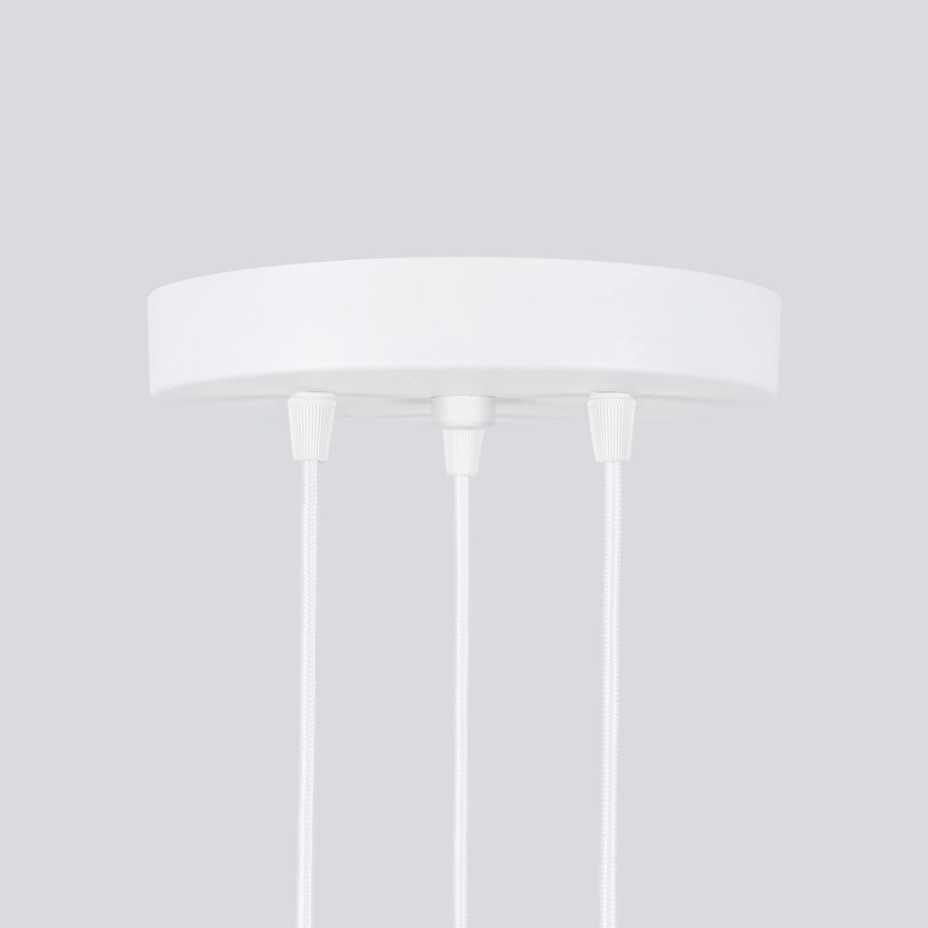Lampada a sospensione KARBON 3P bianco