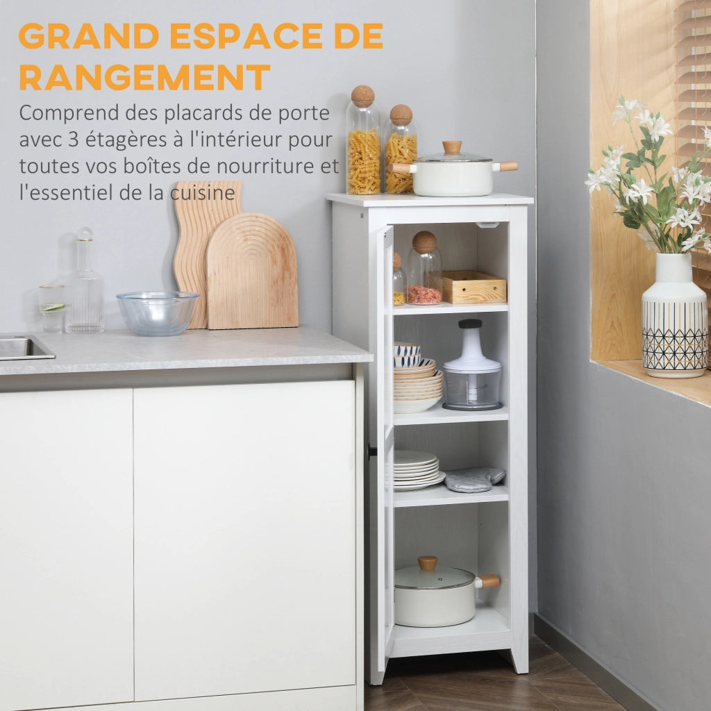 Armadio da Cucina ¨C zephmum ¨C Bianco, Legno, Multiuso, 120 cm