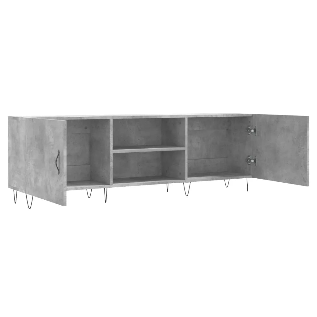 Mobile TV | Armadietto TV | Mobile Porta TV Grigio Cemento 150x30x50cm in Legno Multistrato