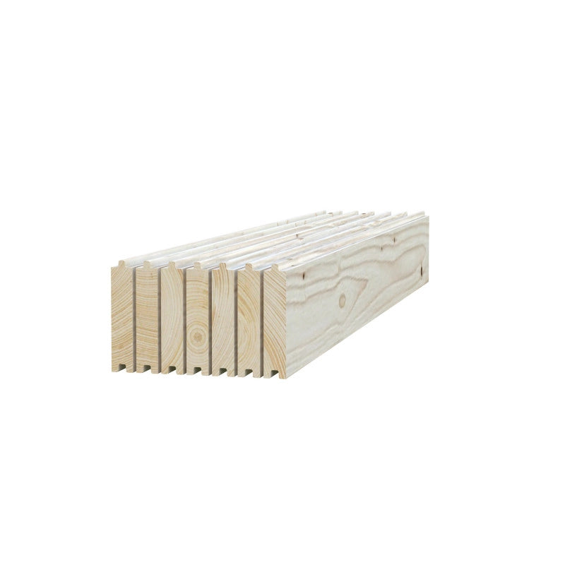Pavimento in legno per chiosco Stella B, base con travi impregnate e tavole abete per esterno giardino - Esterni da Vivere