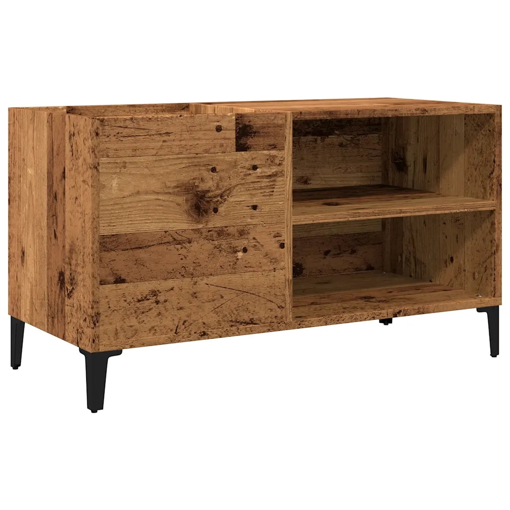 Mobile Porta Dischi Legno Antico 84,5x38x48cm Legno Multistrato 857165