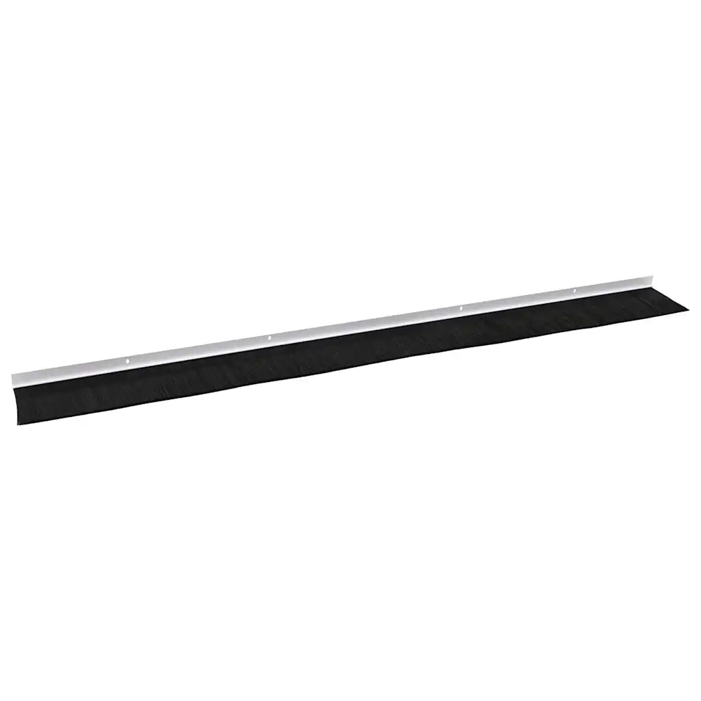 Spazzole per porte a vite 2 pcs Bianco 100 cm Lega di alluminio 42019549