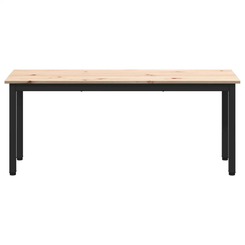 panchina Naturale 110 x 35 x 45 cm Pino massello 892773