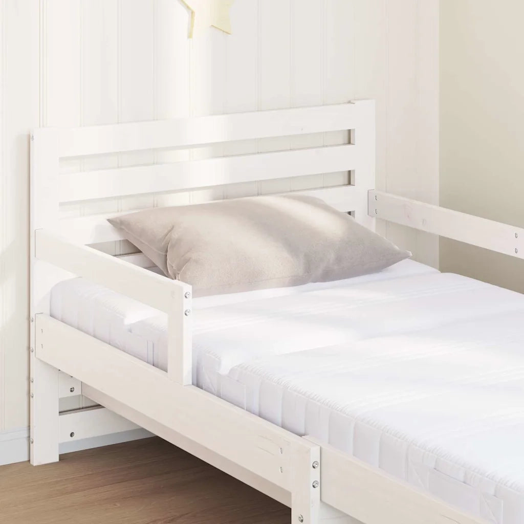 Struttura letto con materasso allungabile-Giroletto Bianco 80 x 200 cm