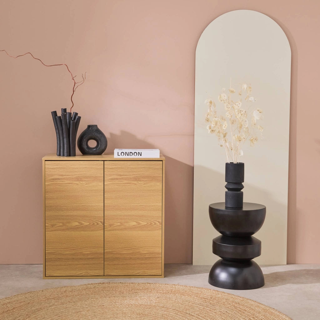 Modulo di stoccaggio con 2 ante, 70cm, quercia