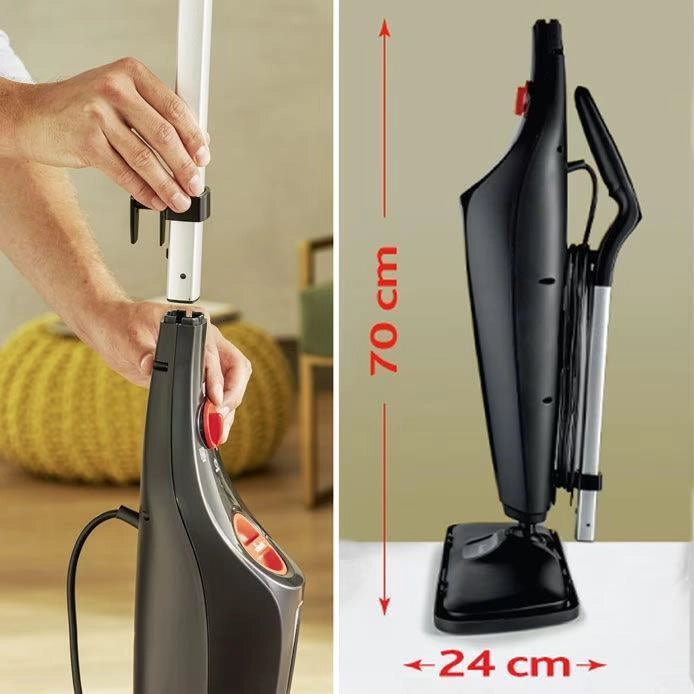 Vileda 168935 Steam XXL Plus Pulitore a vapore 1550 W 0,4 L riscaldamento 15 s 3 livelli vapore colore Nero