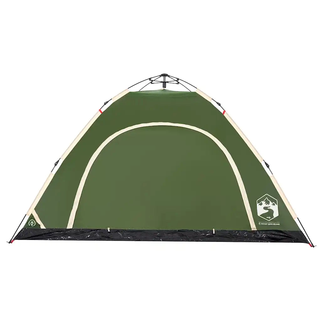 Tenda da Campeggio 5 Persone-Tenda per Escursionismo Verde a Rilascio Rapido