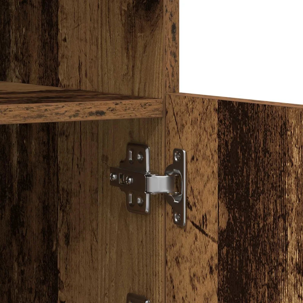 Credenza | Madia LED Legno vecchio 60,5 x 37 x 100 cm Legno multistrato