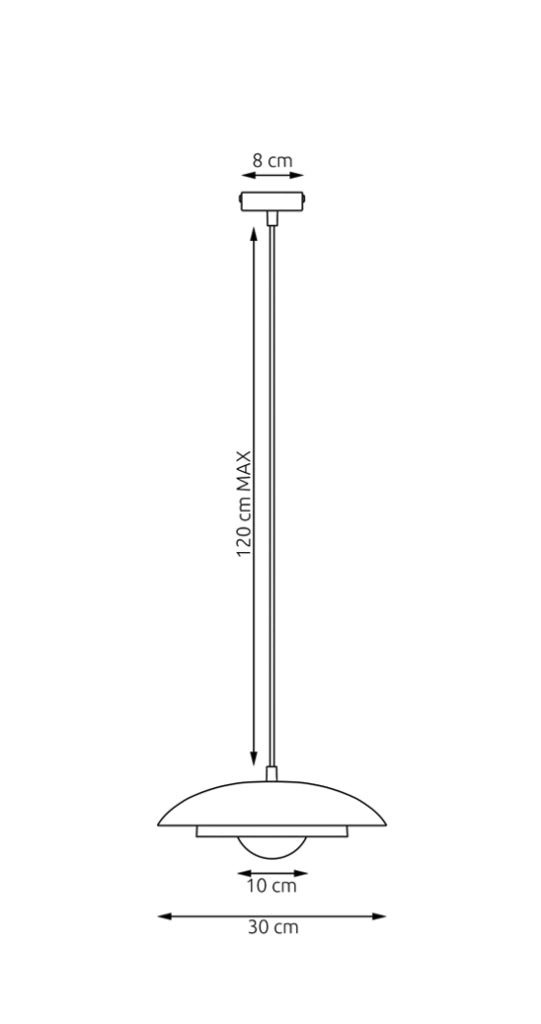 Lampada a sospensione SKIN bianco/beige doppio G9 Emibig
