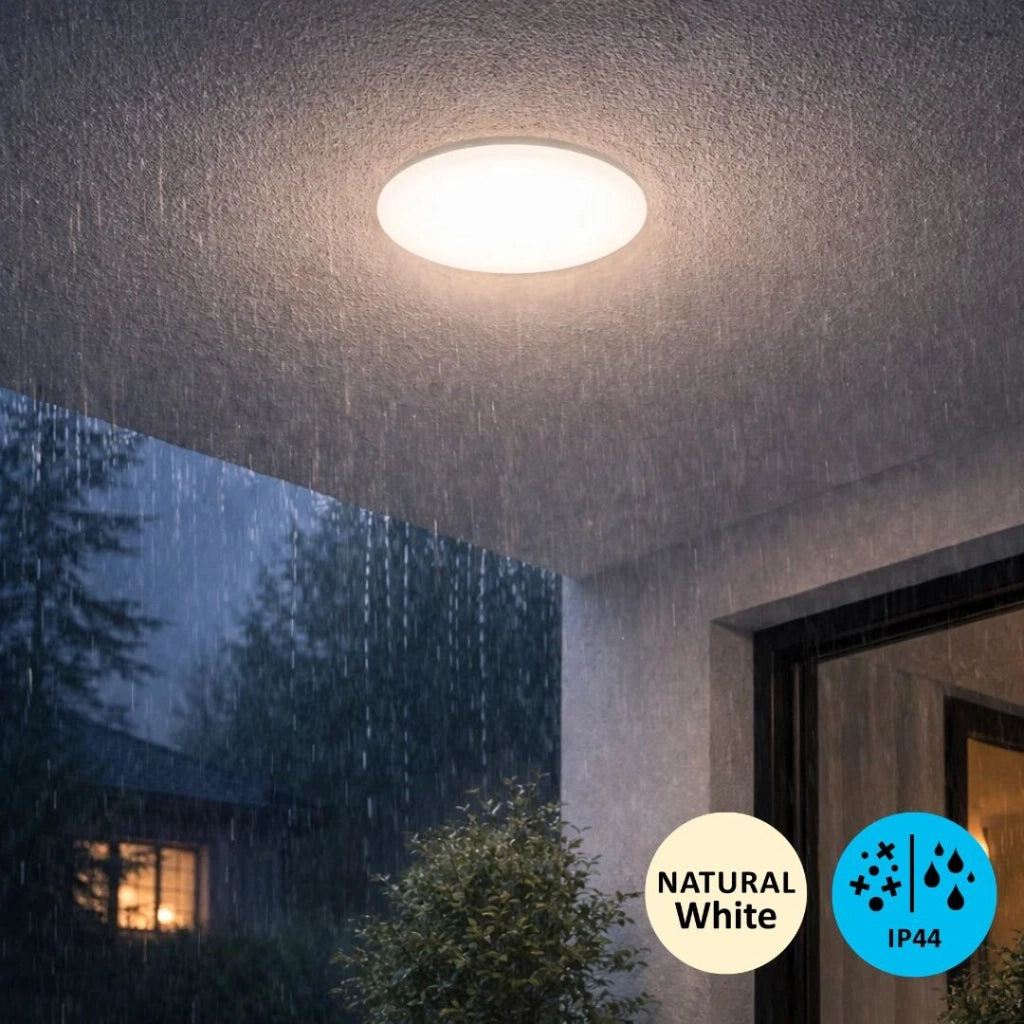 Plafoniera LED rotonda Lucas2 12W bianca IP44 Rabalux