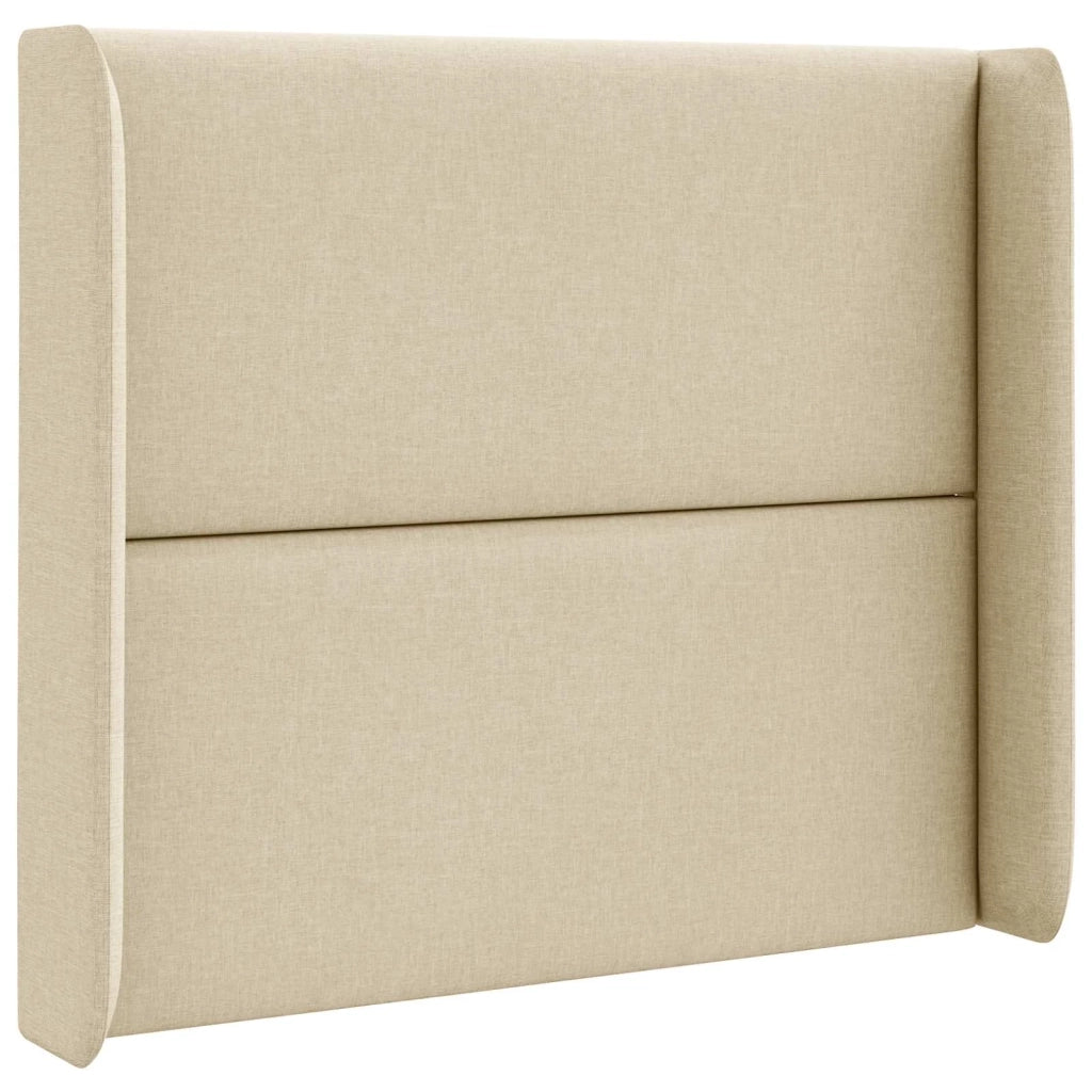 Orecchia della Testata Crema 80 x 16 x 4 cm Tessuto 346601