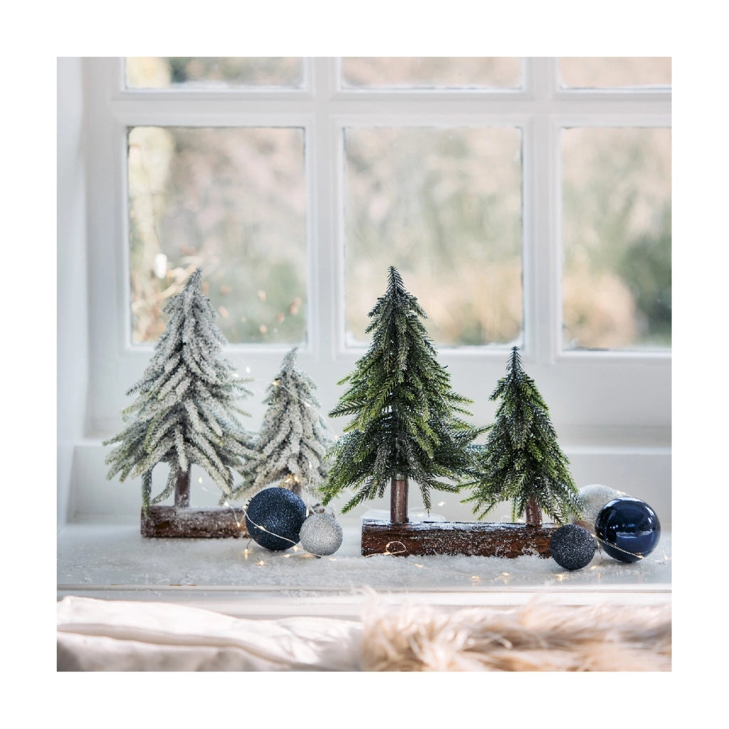 Dec. 2 Mini Alberi innevati 28x16x28cm