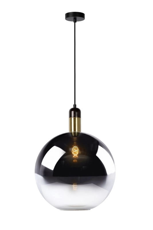 Lampada a sospensione Lucide Julius Ø40 nera E27 40W