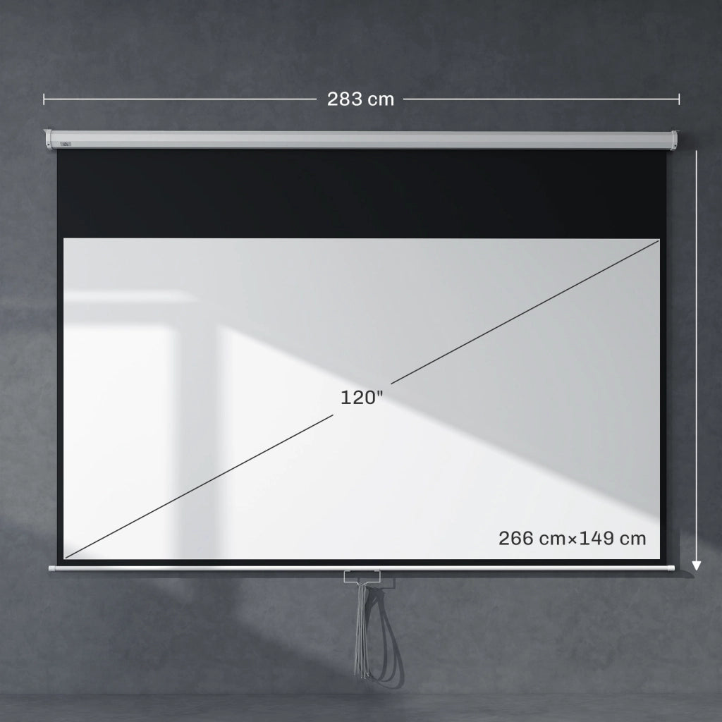 Telo per proiettore ¨C Minimal ¨C Bianco 120''