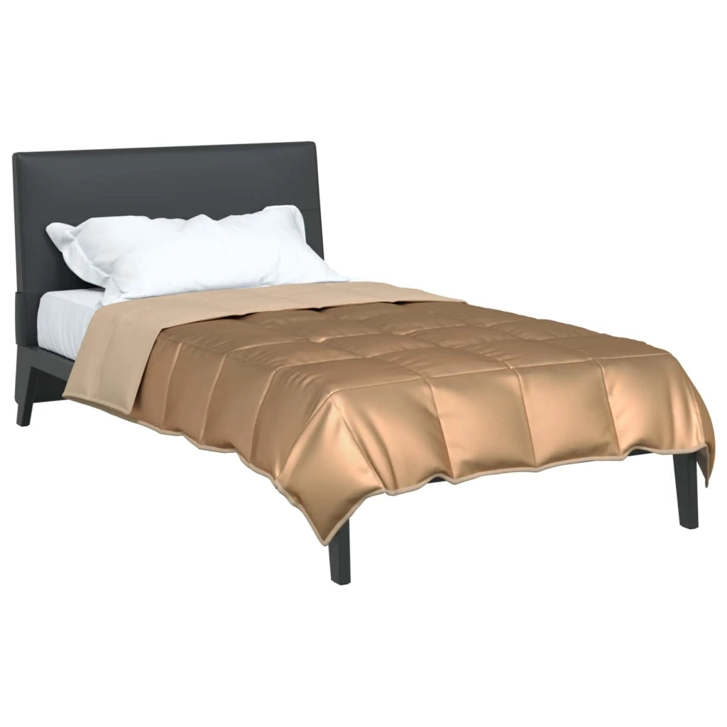 Piumone Completo Annuale Oro 155 x 220 cm Satin e Micropile 42025802