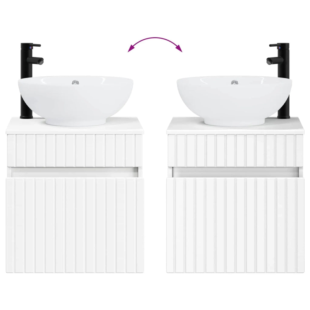 Mobile lavabo da parete Bianco 49 x 44,5 x 66,5 cm 890602