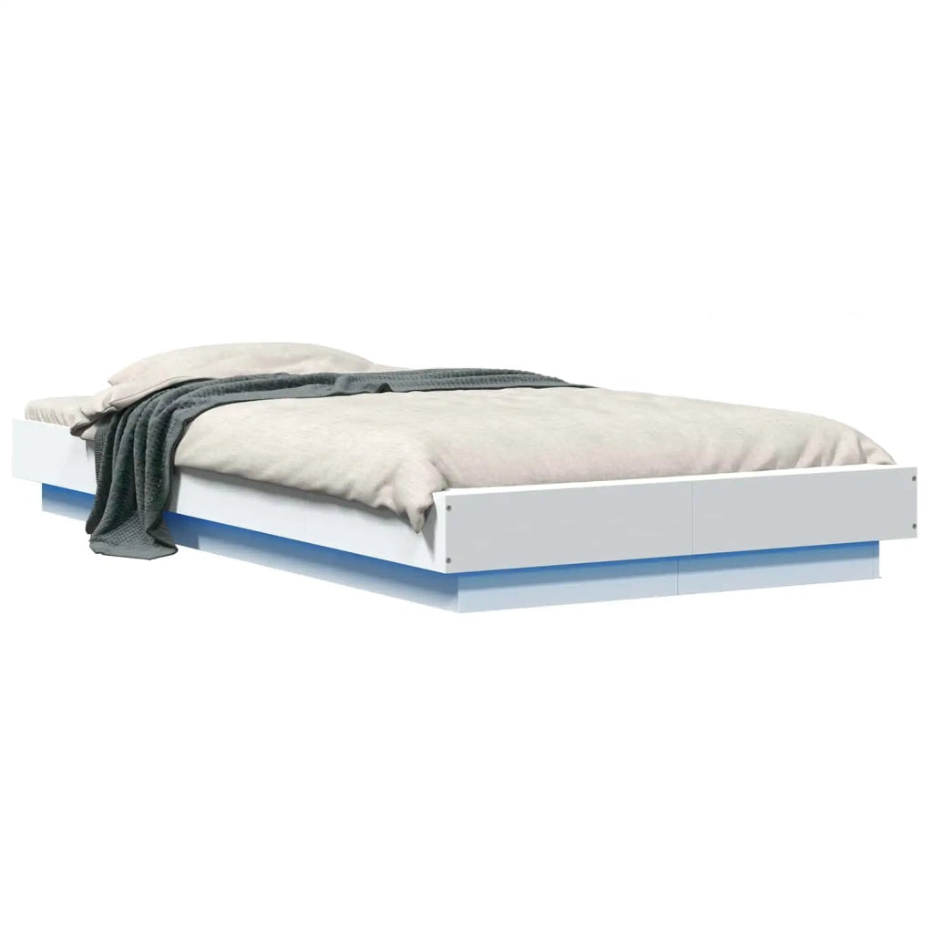 Letto con LED Bianco 80 x 200 cm Legno ingegnerizzato 3429581