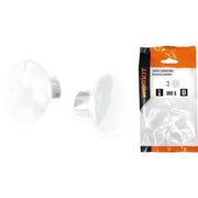 TAPPO COPRIFORO SELF WORKIT - PLASTICA BIANCA MM 10 CF=PZ 30- 5 confezioni
