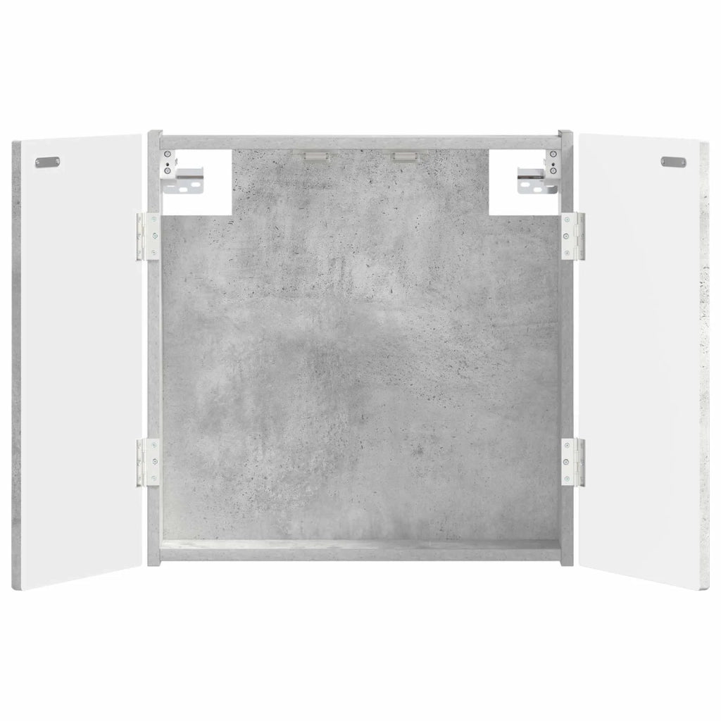 Armadio per Dartboard DELFT Grigio Cemento Legno ingegnerizzato 897108
