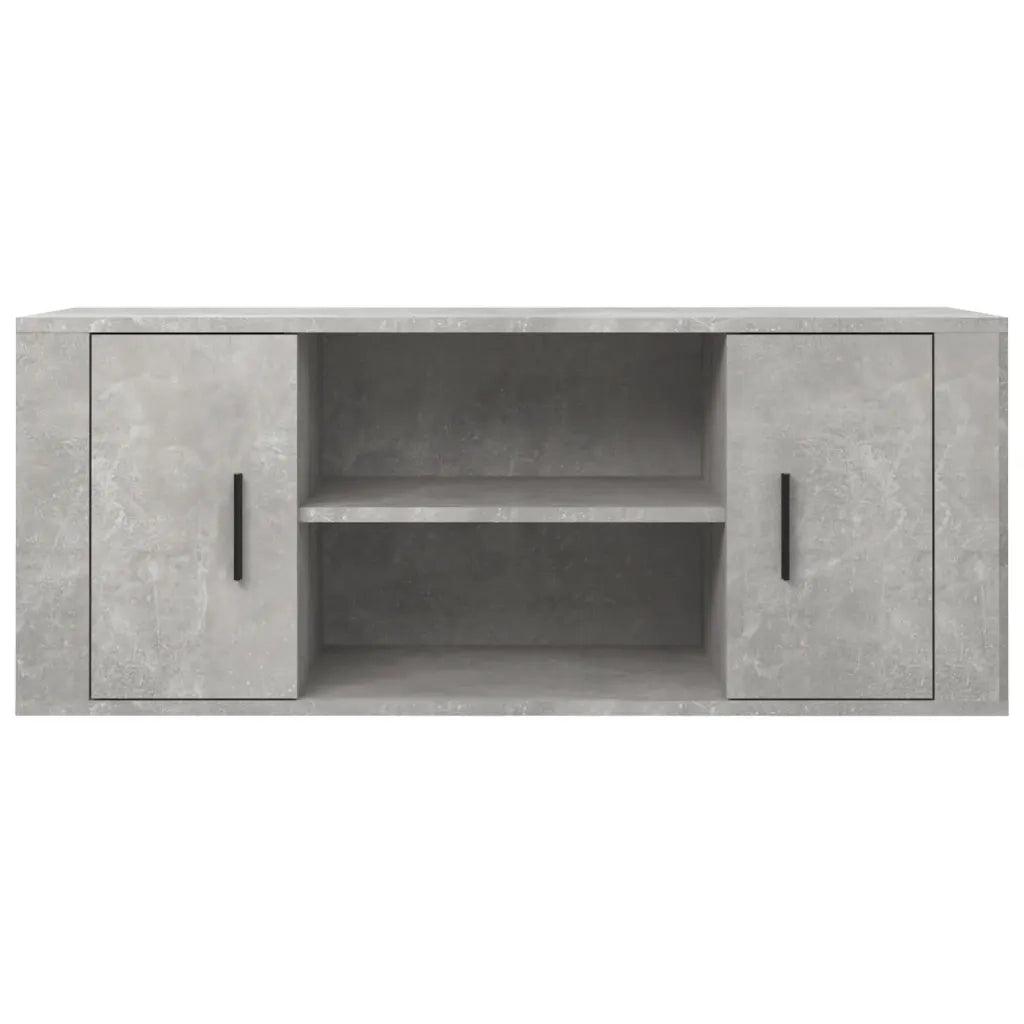 Mobile per TV-Credenza TV-Console TV Grigio Cemento 100x35x40 cm Legno Multistrato 354131