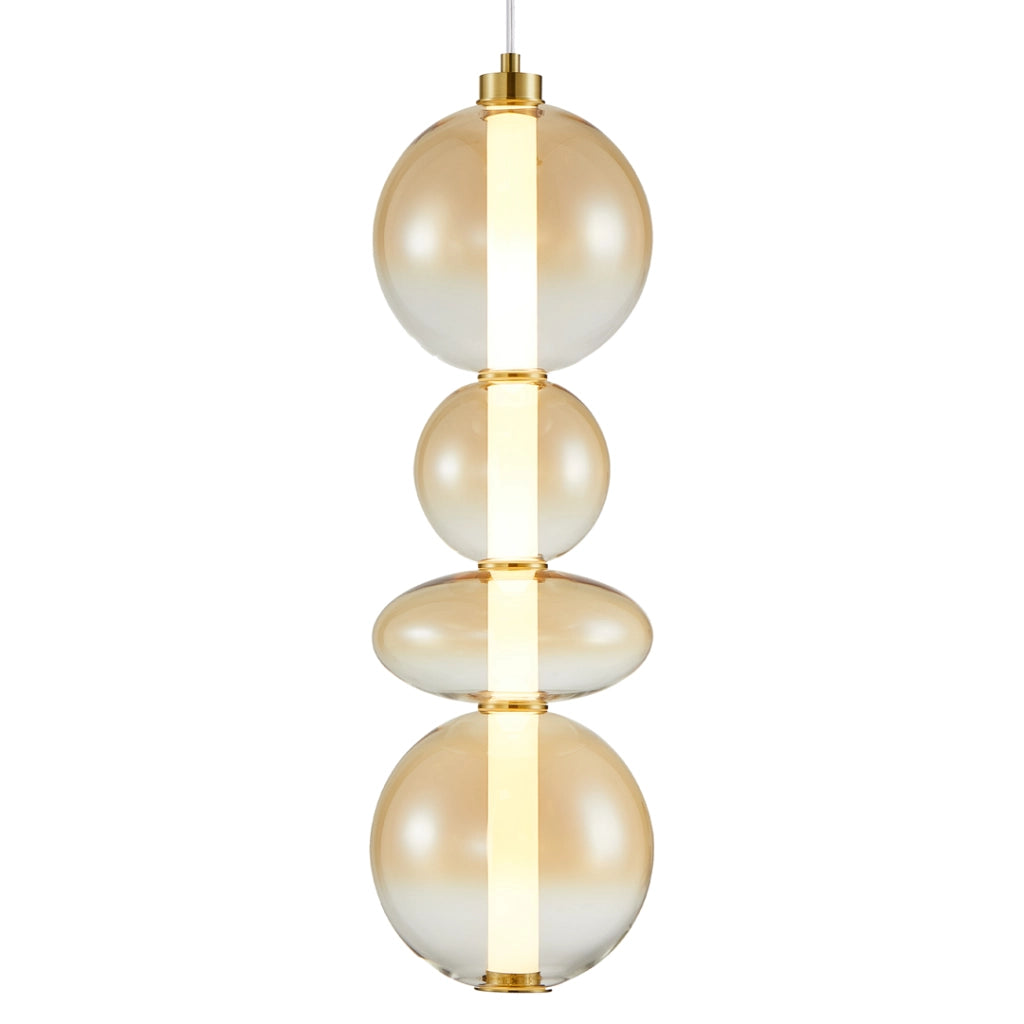 Lampada a sospensione LED Milagro Daphne 36W ottone