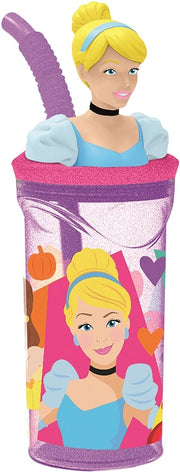 Bicchiere Bambine Disney Princess da 360 ml in plastica