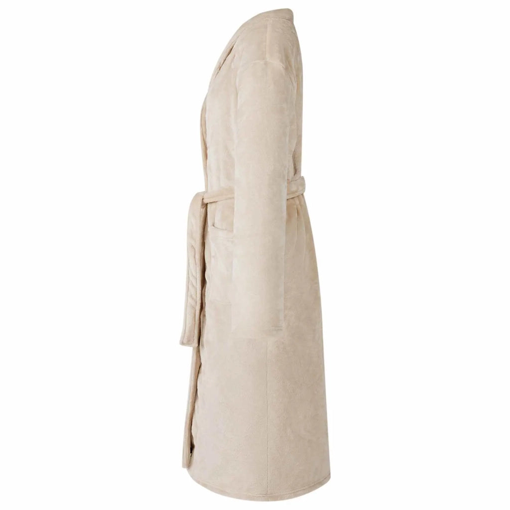 Accappatoio senza Cappuccio Beige xxl Flanella 42017265
