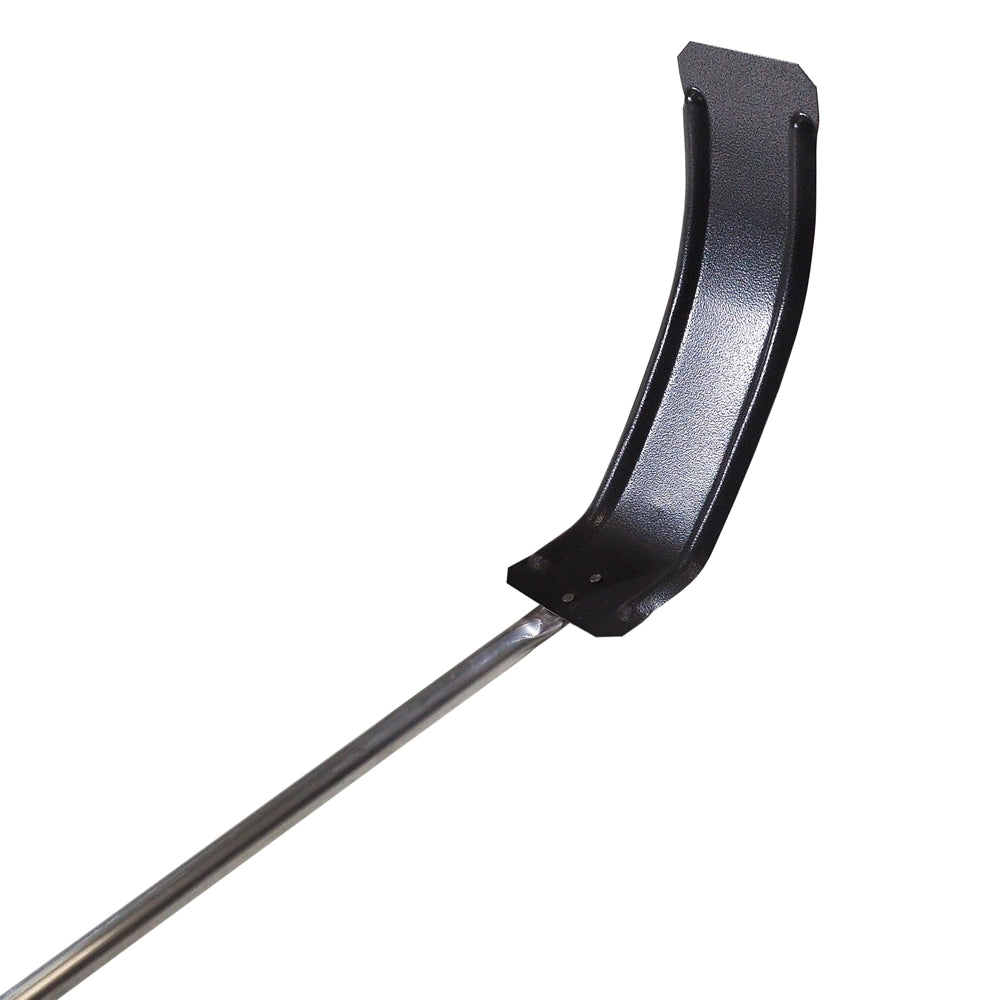 PALA CURVA REMO TIRA CARBONI BRACE CENERE LEGNA FORNO PIZZA ACCIAIO