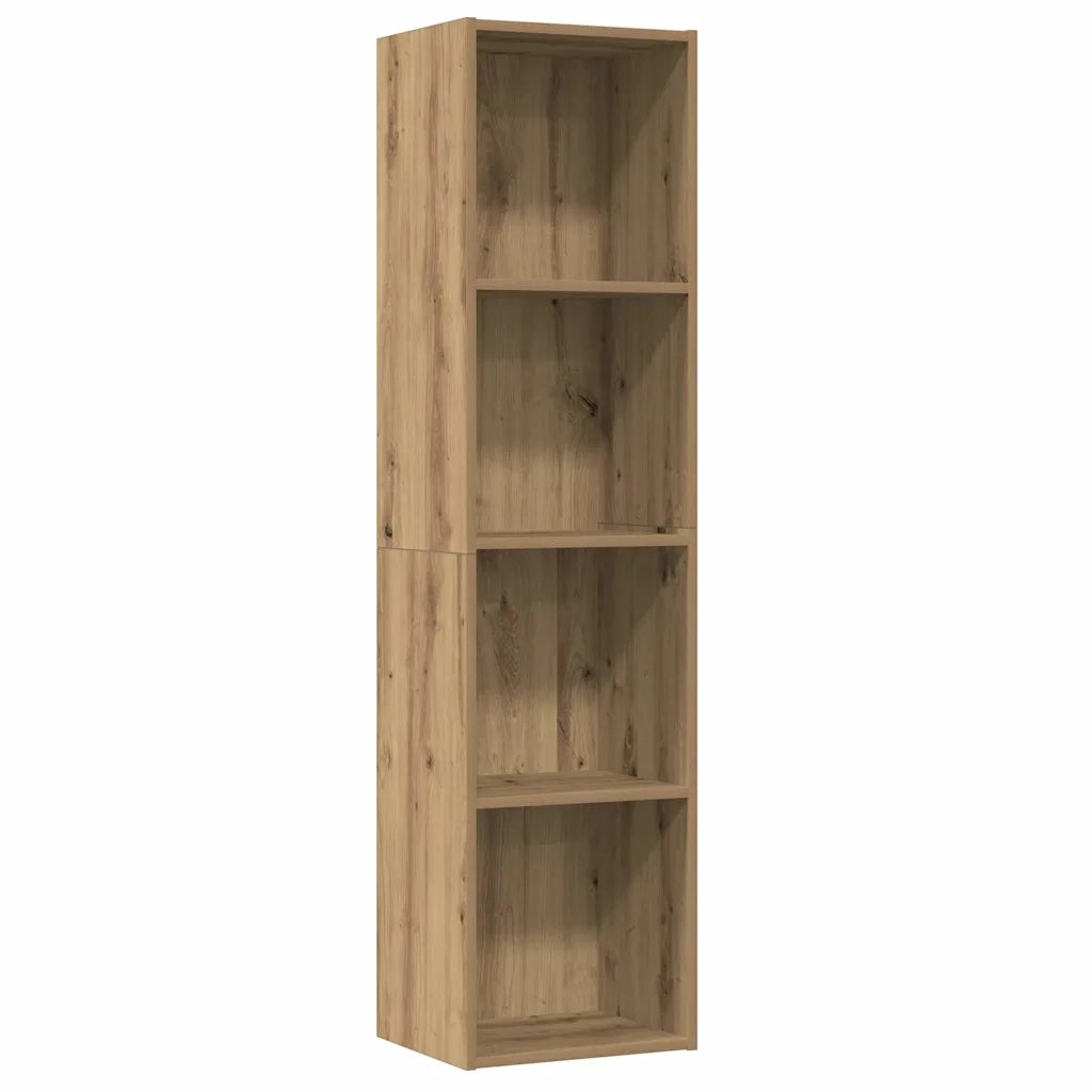 Libreria-Mobile TV Legno Antico 36x30x143 cm Legno Multistrato