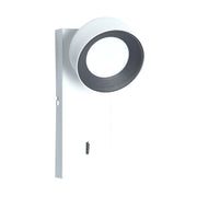 Applique moderna bianca tonda LED 1,8W con interruttore Italux