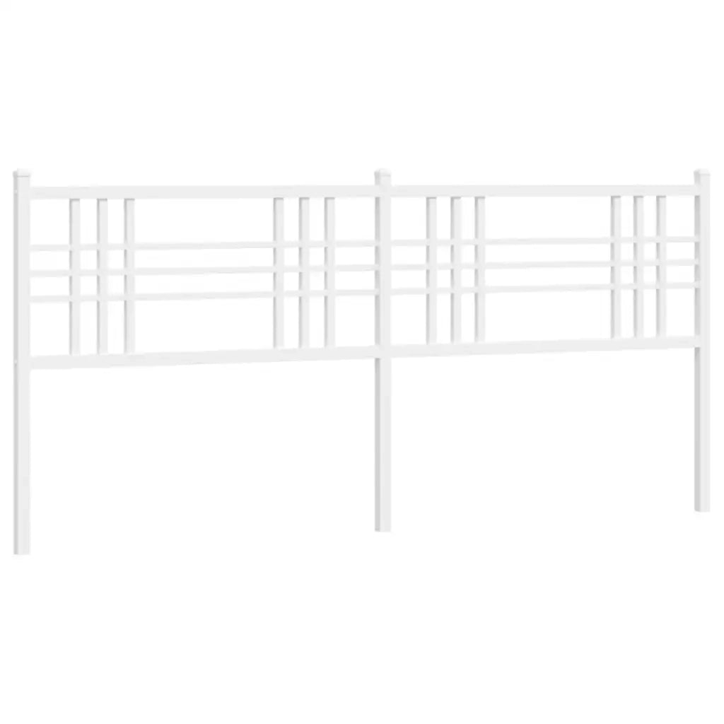 Testiera di Ricambio in Metallo Bianco 180 cm 376409