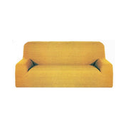 Trade Shop - Copridivano 3 Posti Estendibile Da 170 A 250 Cm Copri Divano Elasticizzato - Oro