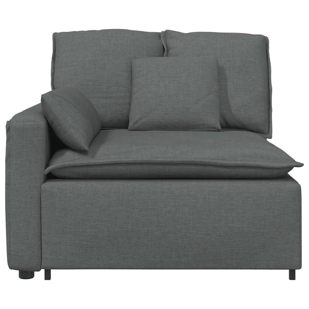 Modulo Terminale Bracciolo Divano Modulare con Cuscini 100 cm 4104388