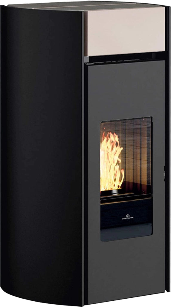 Stufa Pellet 12Kw Myrna Plus Canalizz.Cipria - Edilkamin