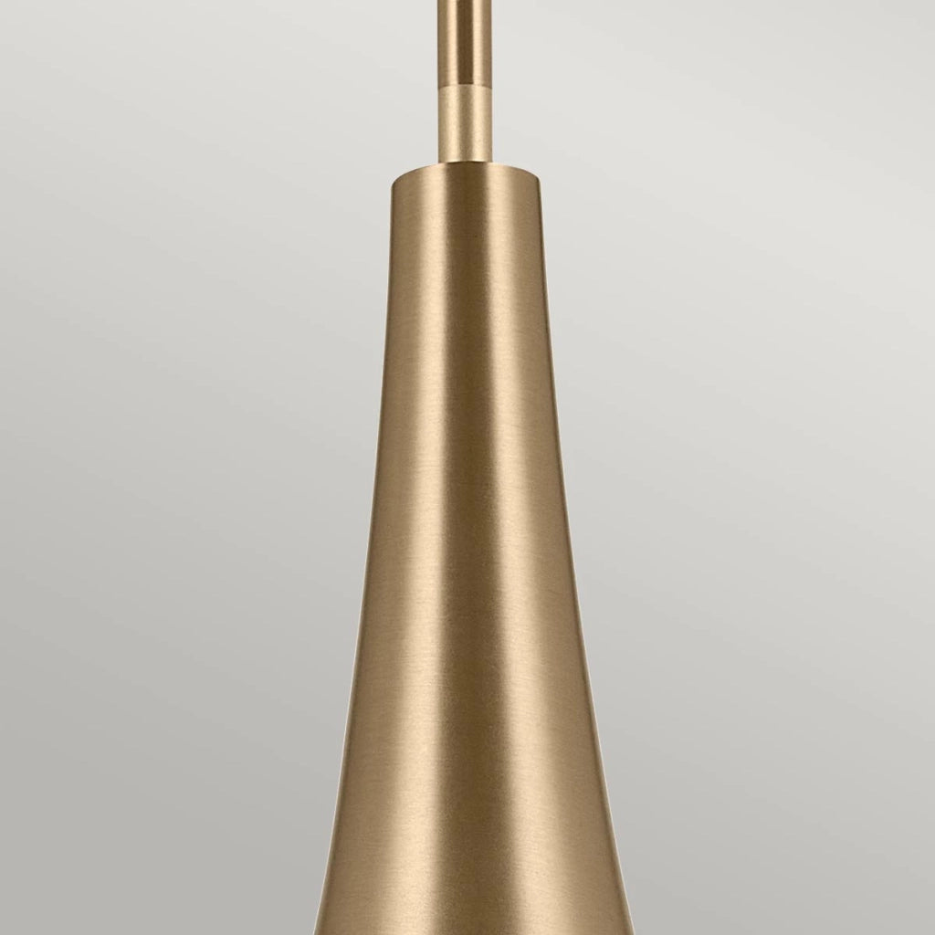 Lampada a sospensione moderna Deela oro/bianco E27 Kichler