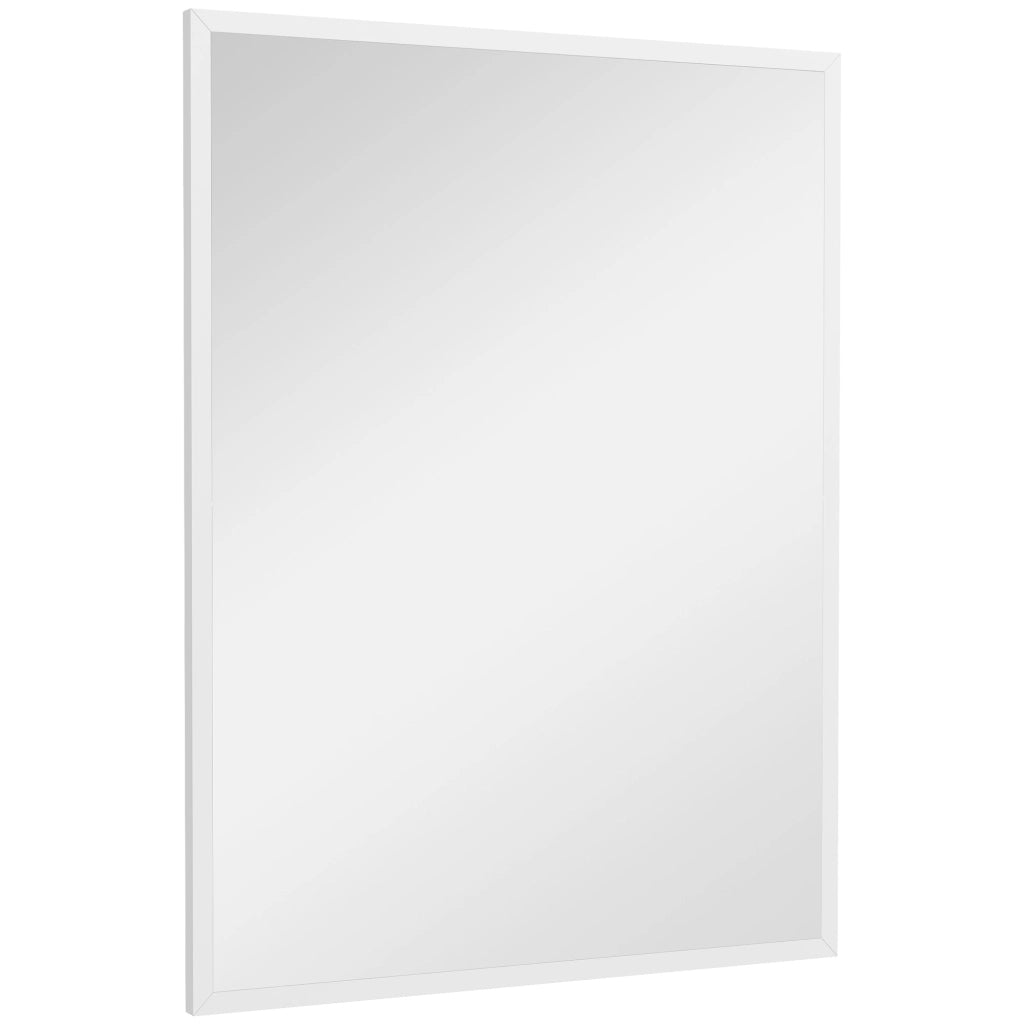 Specchio da parete rettangolare ¨C zephmum ¨C bianco 60x80 cm