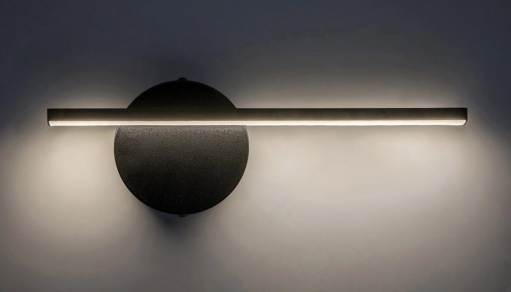 Applique moderna nera 33cm LED 6W 4000K Rabalux Sabira