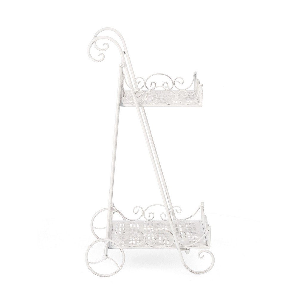 Set 4 Porta Fiori Acciaio Bianco Stile Rustico da Interno - IRENE