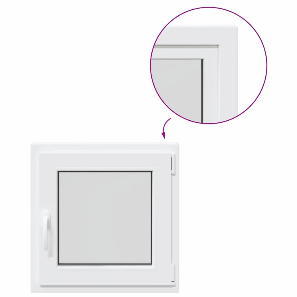 Finestra per Soffitta RISOR Bianco 50 x 50 cm PVC e Vetro 42047226