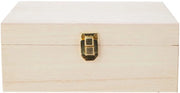 Theedoos in legno 20 x 14 x 8 cm per la conservazione del tè