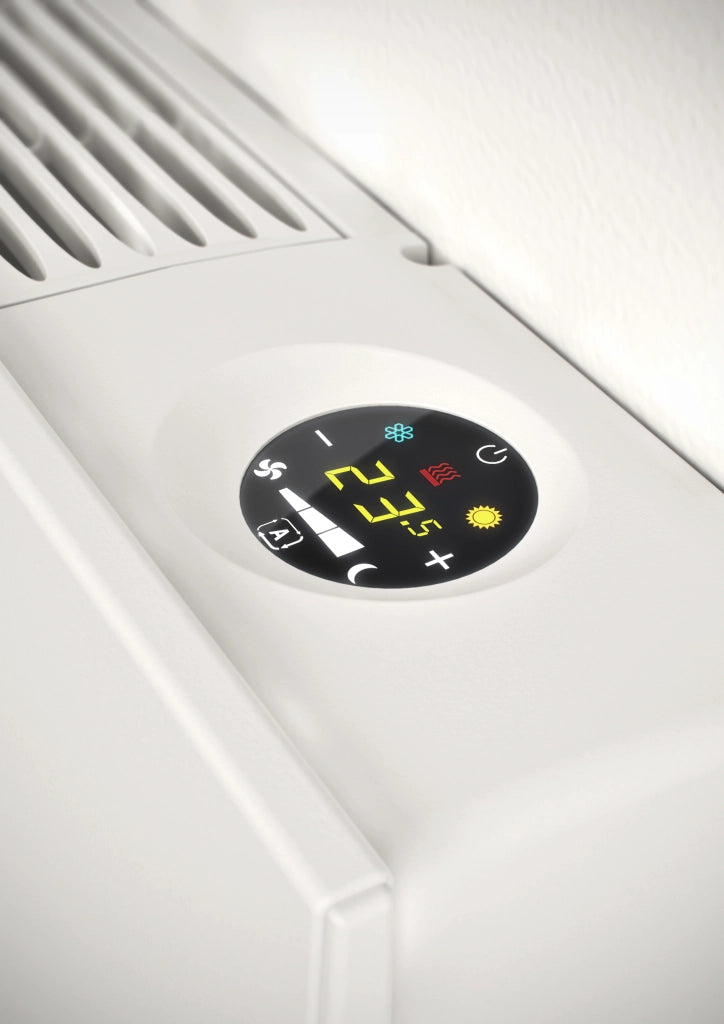 Ventilconvettore Slim Fan con Mobile Sabiana WHISPER CFF-ECM-MZ-CB-TES 10 con Comando Digitale e Motore Inverter