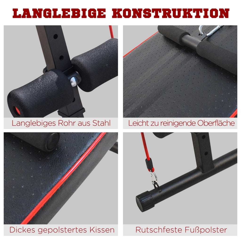 Panca multifunzione regolabile ¨C Minimal ¨C con supporto gambe