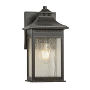 Applique esterna Livingston Quoizel bronzo E27 IP44