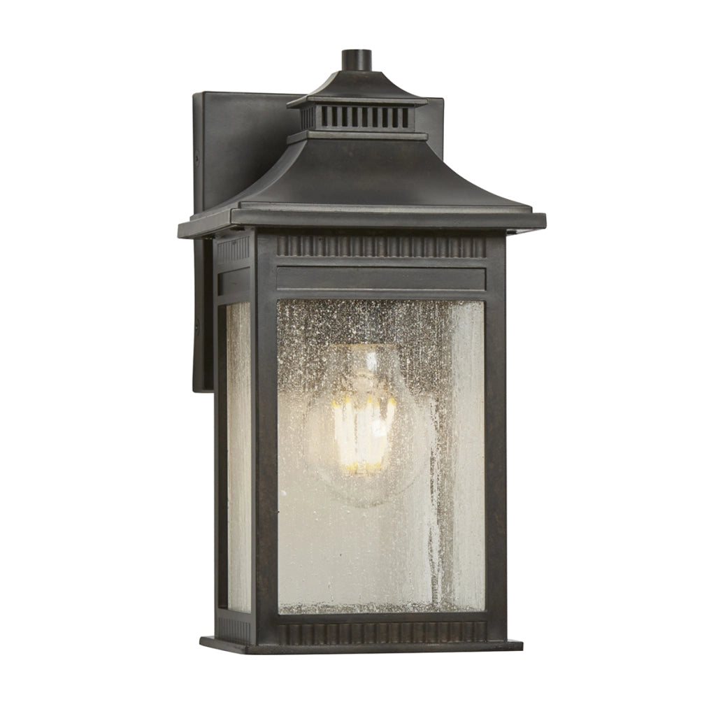 Applique esterna Livingston Quoizel bronzo E27 IP44