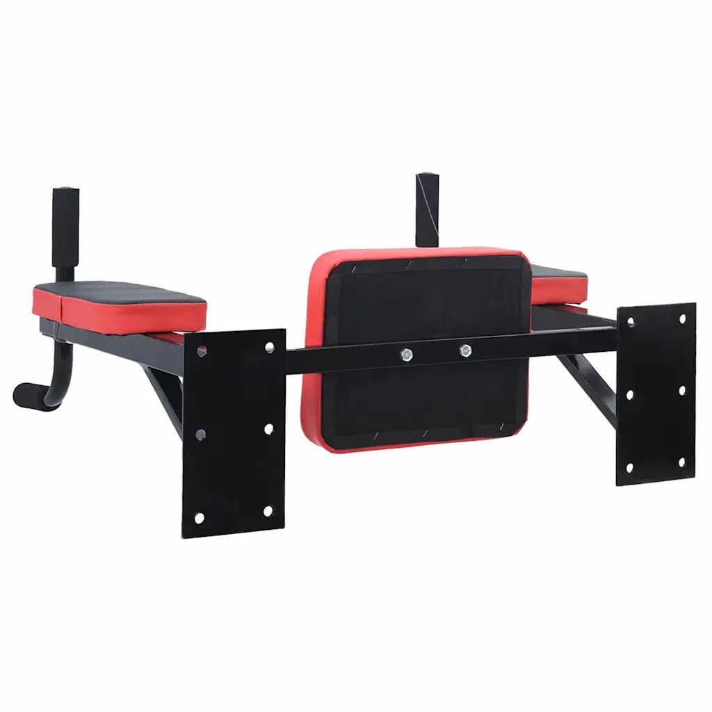VidaXL Stazione per dips Nero e Rosso 72,5 x 70 x 31 cm 42009159