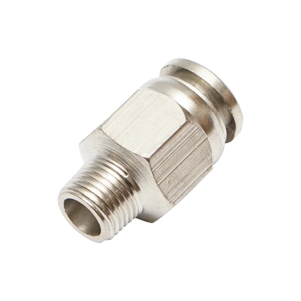 Connettore rapido in metallo dritto e vite in metallo M8 con 1/8