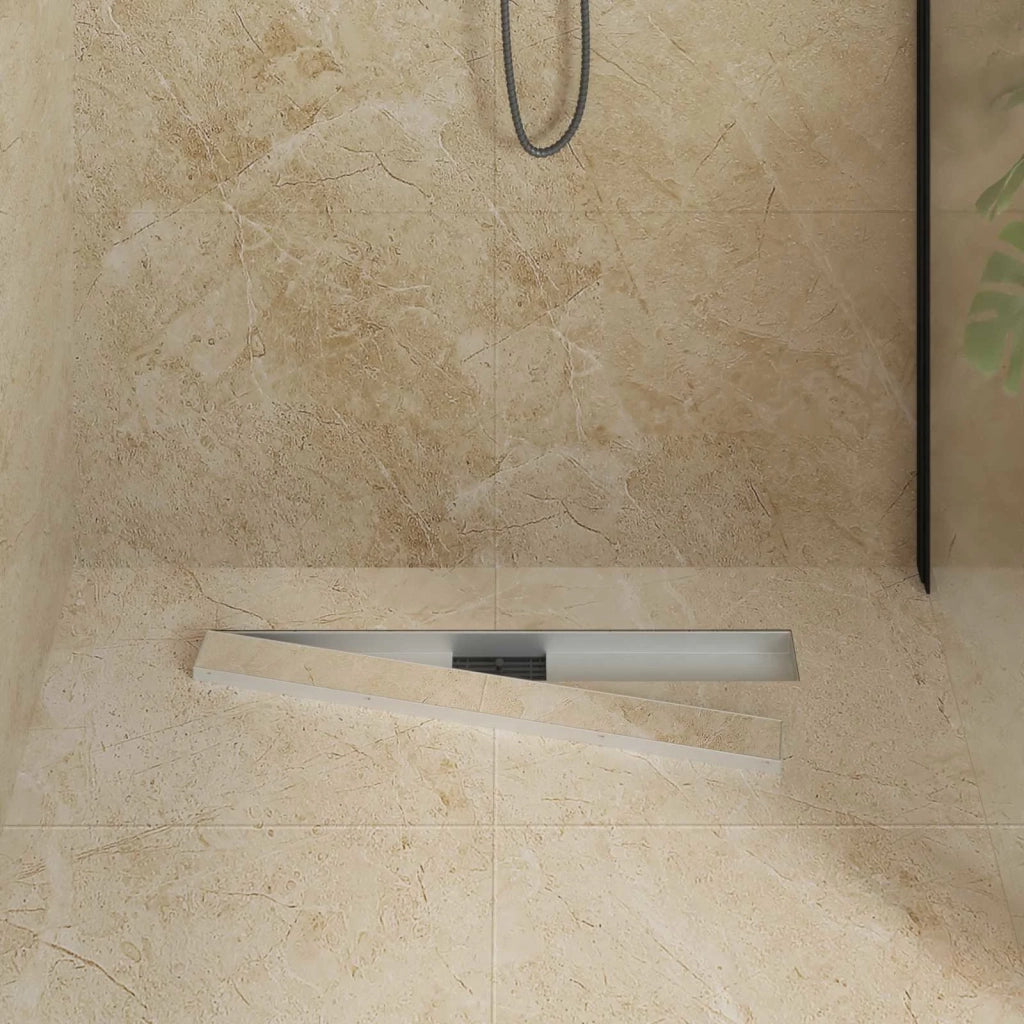 Drenaggio doccia 2 in 1 Argento 80 cm Acciaio Inox 304 42015940