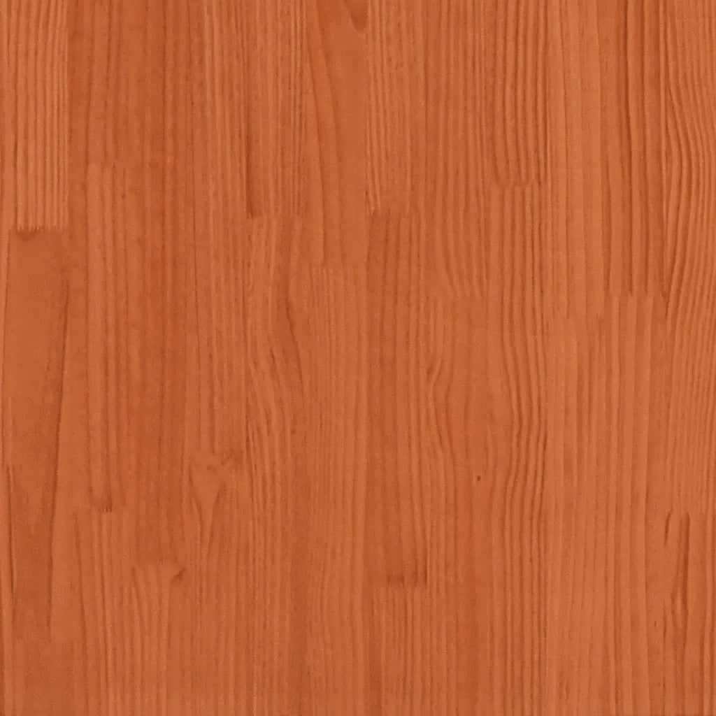 Giroletto senza Materasso-Struttura Letto Marrone Cera 160x200 cm Legno di Pino 619106