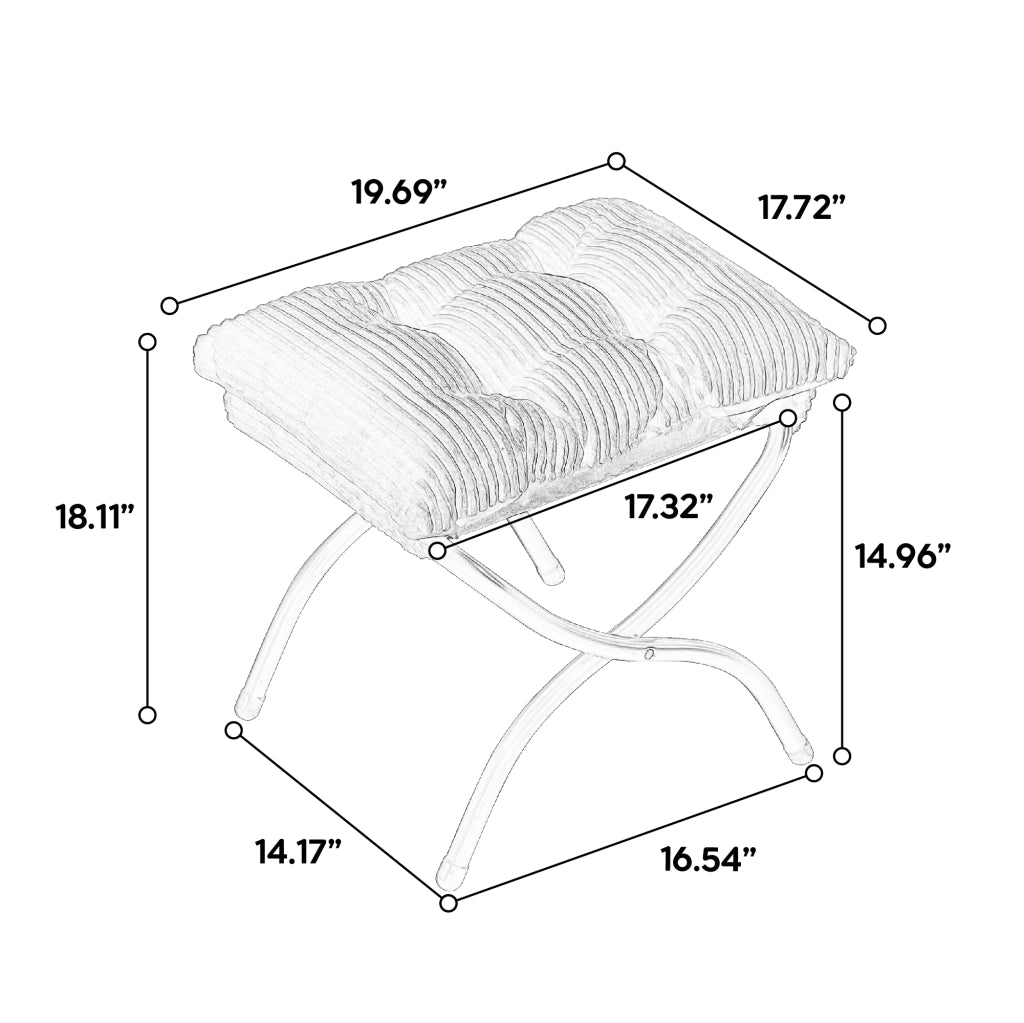 poltrona con pouf e tasca laterale; sedia ergonomica in acciaio; verde chiaro
