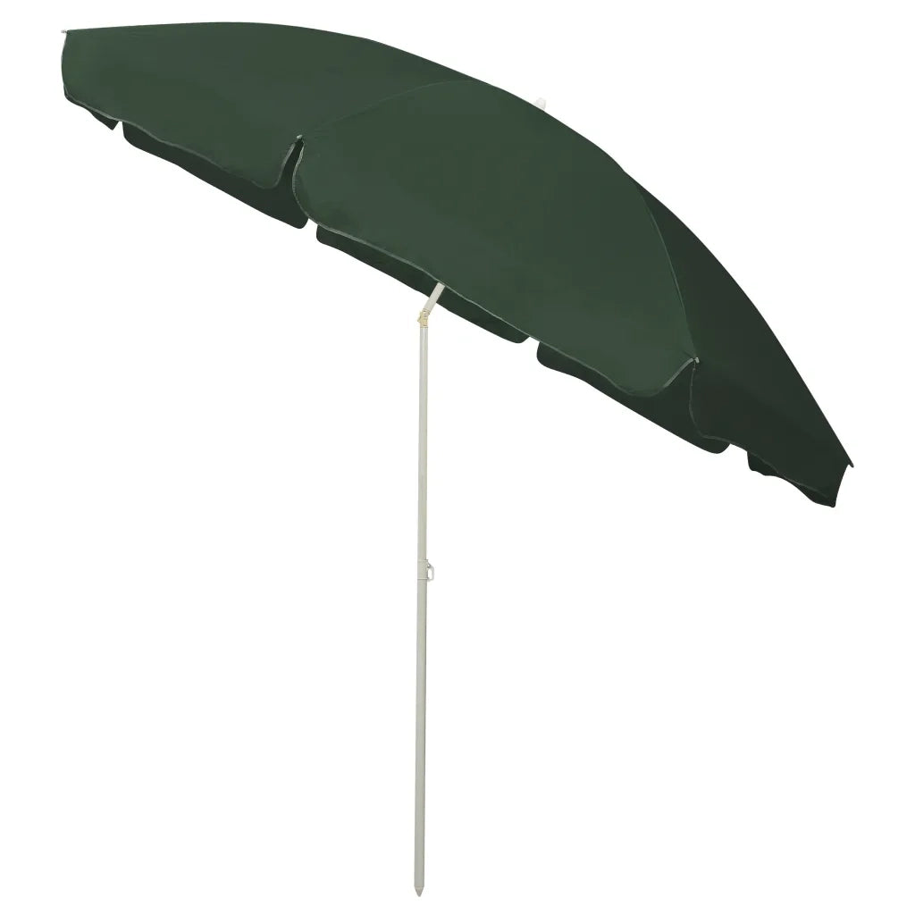 Ombrellone da Spiaggia Verde 300 cm 314709